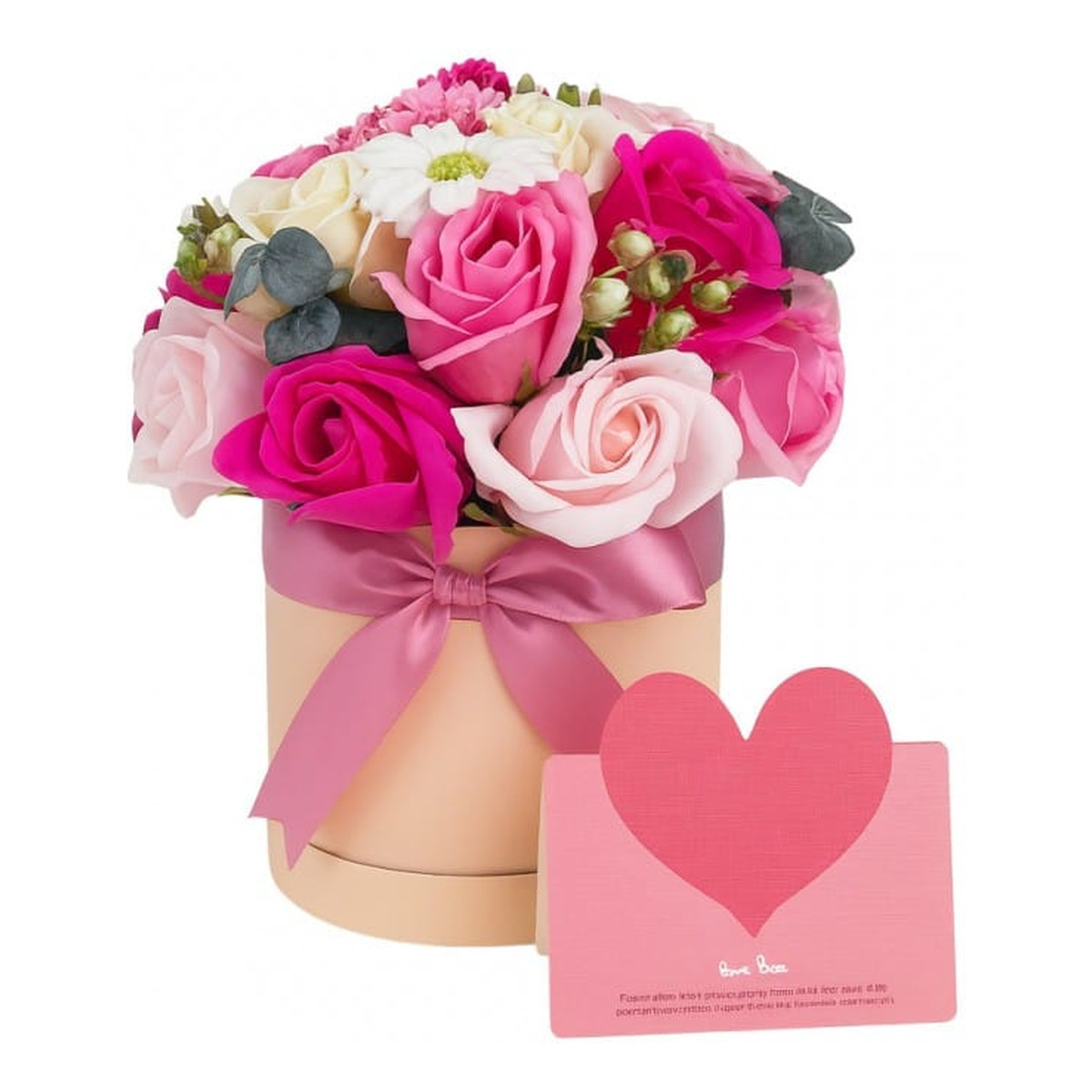 Ecarla Flower Box Bukiet kwiatów mydlanych BUK23