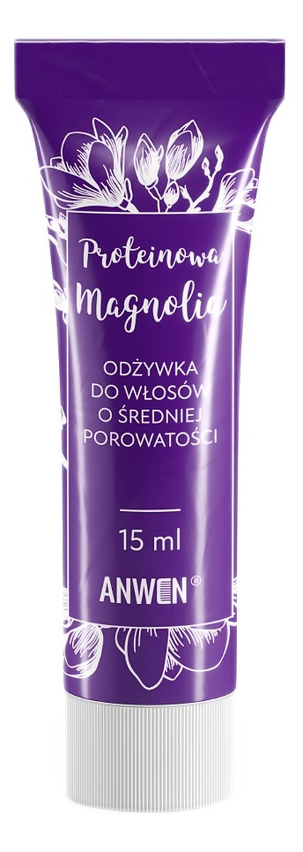 Odżywka do włosów o średniej porowatości proteinowa magnolia