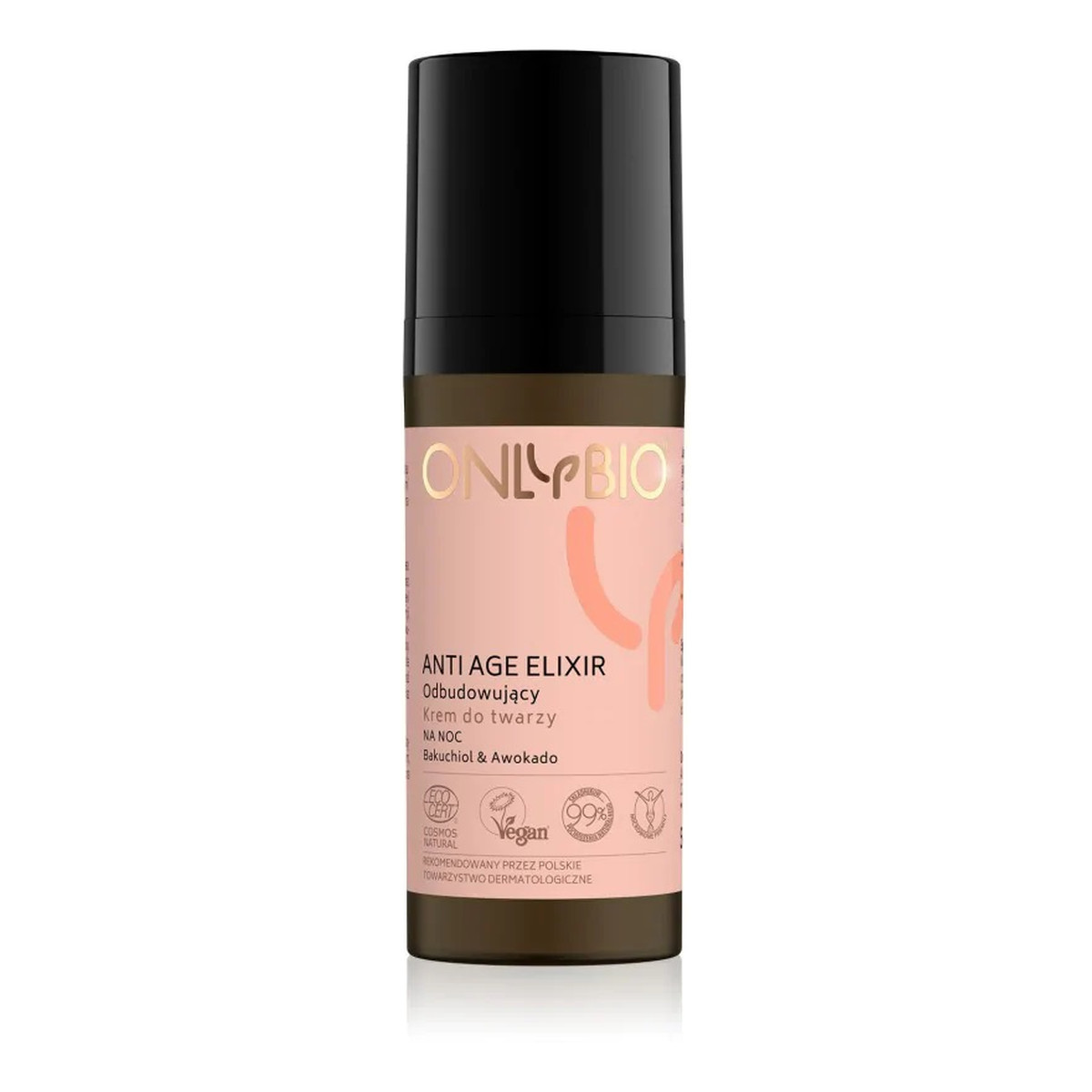 OnlyBio Anti Age Elixir Krem do twarzy na noc odbudowujący 50ml