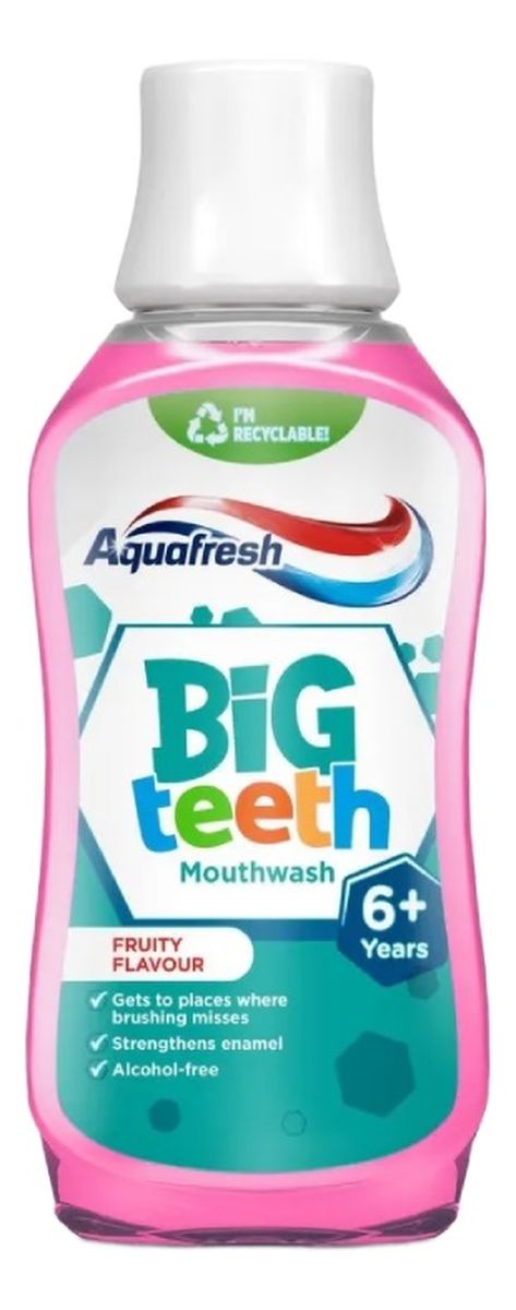 Big teeth płyn do płukania jamy ustnej dla dzieci 6+