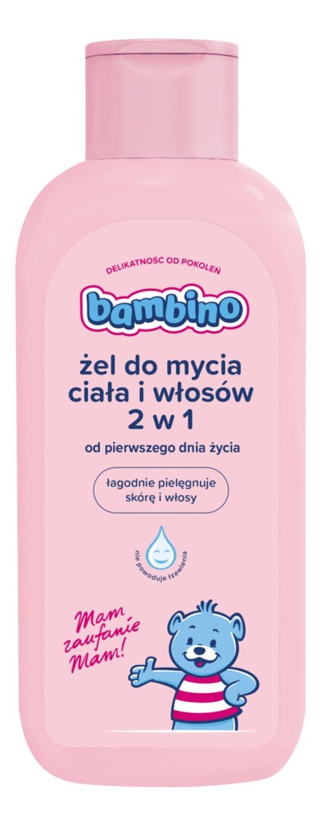 Żel do mycia ciała i włosów od pierwszych dni życia