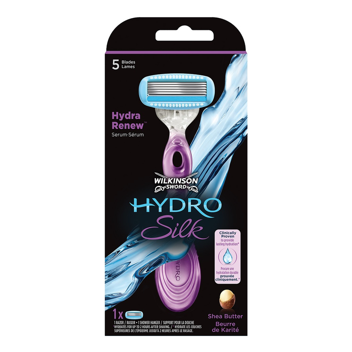 Wilkinson Hydro Silk Maszynka do golenia z wymiennymi ostrzami dla kobiet