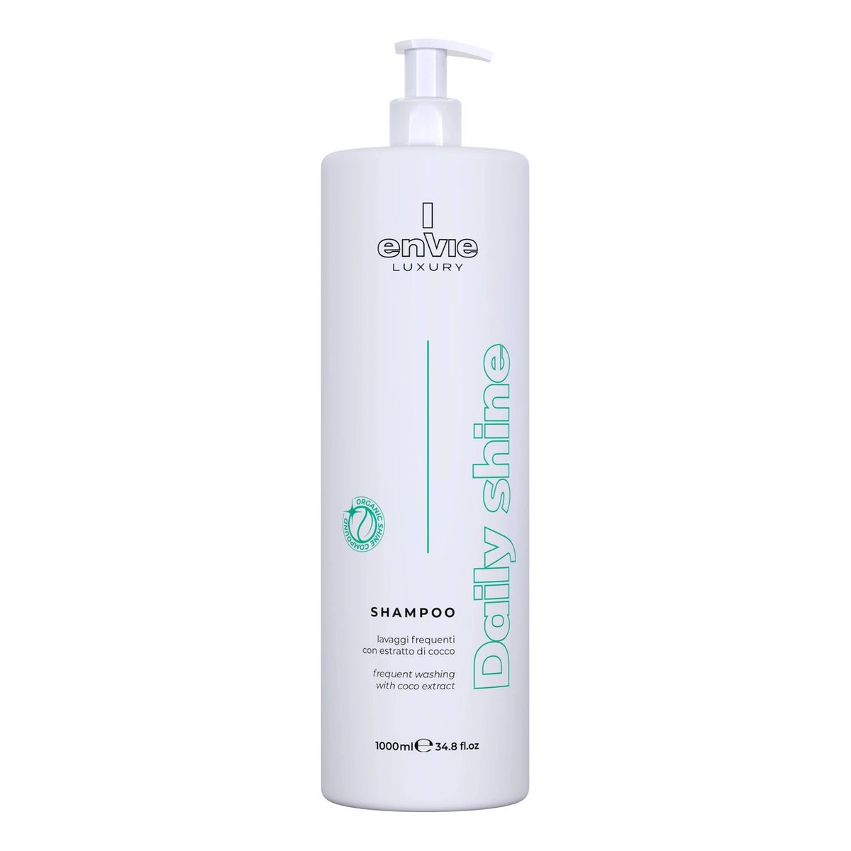 Envie Luxury Daily Shine Nawilżający Szampon Do Włosów Kokosowy 1000ml