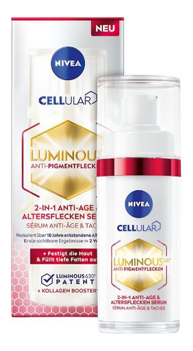 Cellular luminous 630® anti-age serum 2w1 na przebarwienia i zmarszczki
