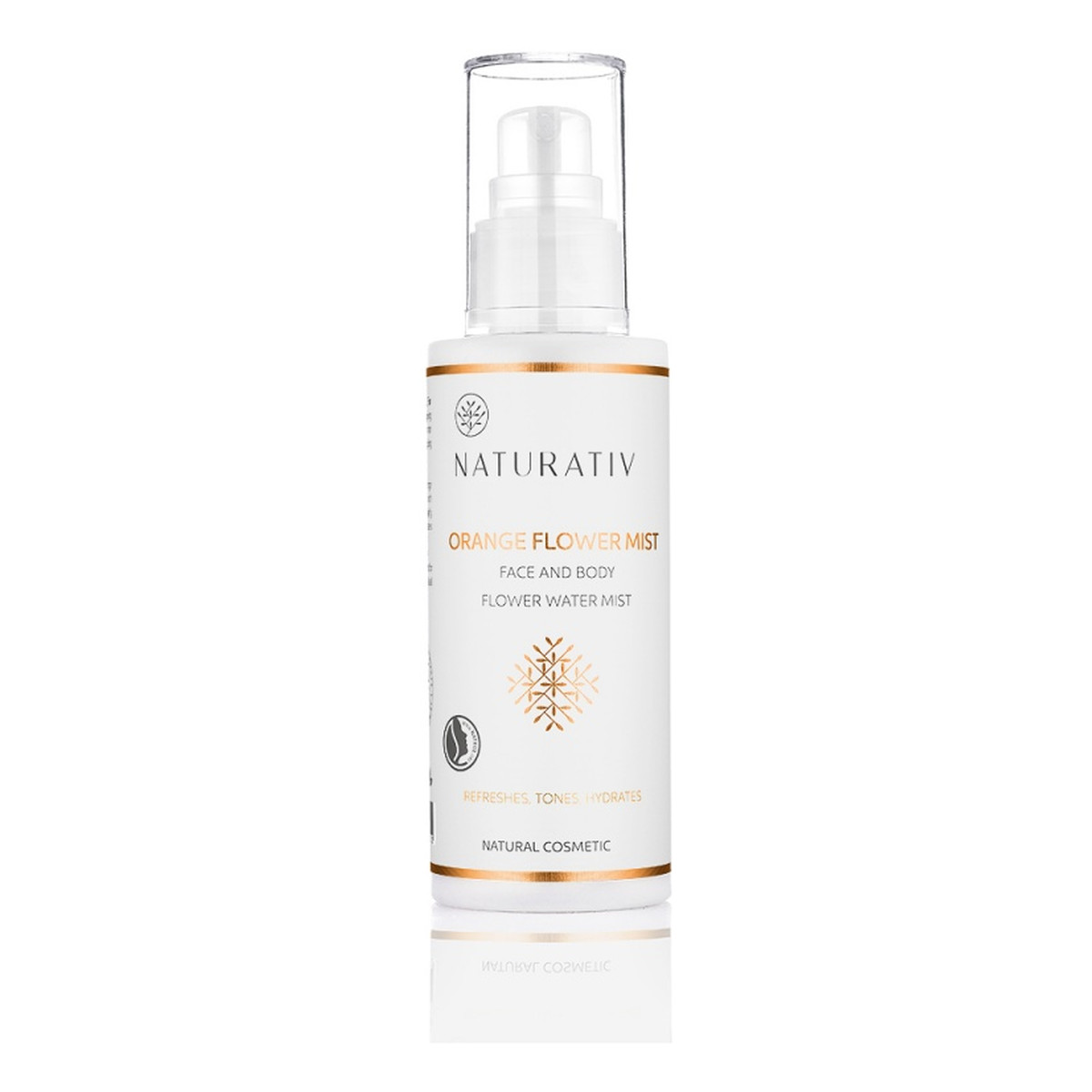 Naturativ Orange Flower Mist wodna mgiełka do twarzy Kwiat Pomarańczy 100ml