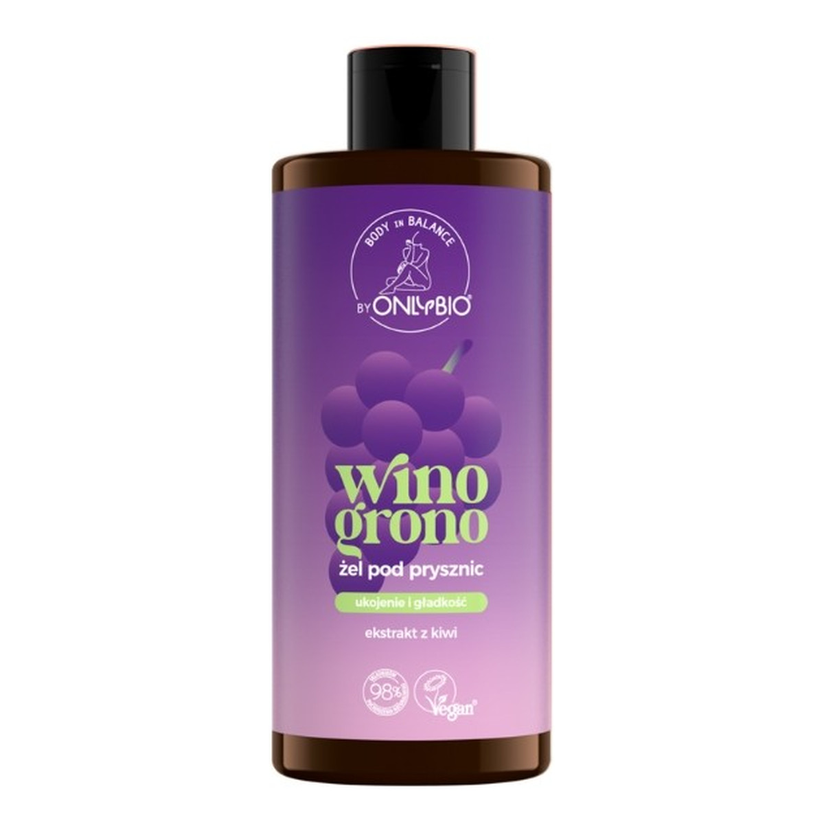 OnlyBio Body in Balance Żel pod prysznic Winogrono 300ml