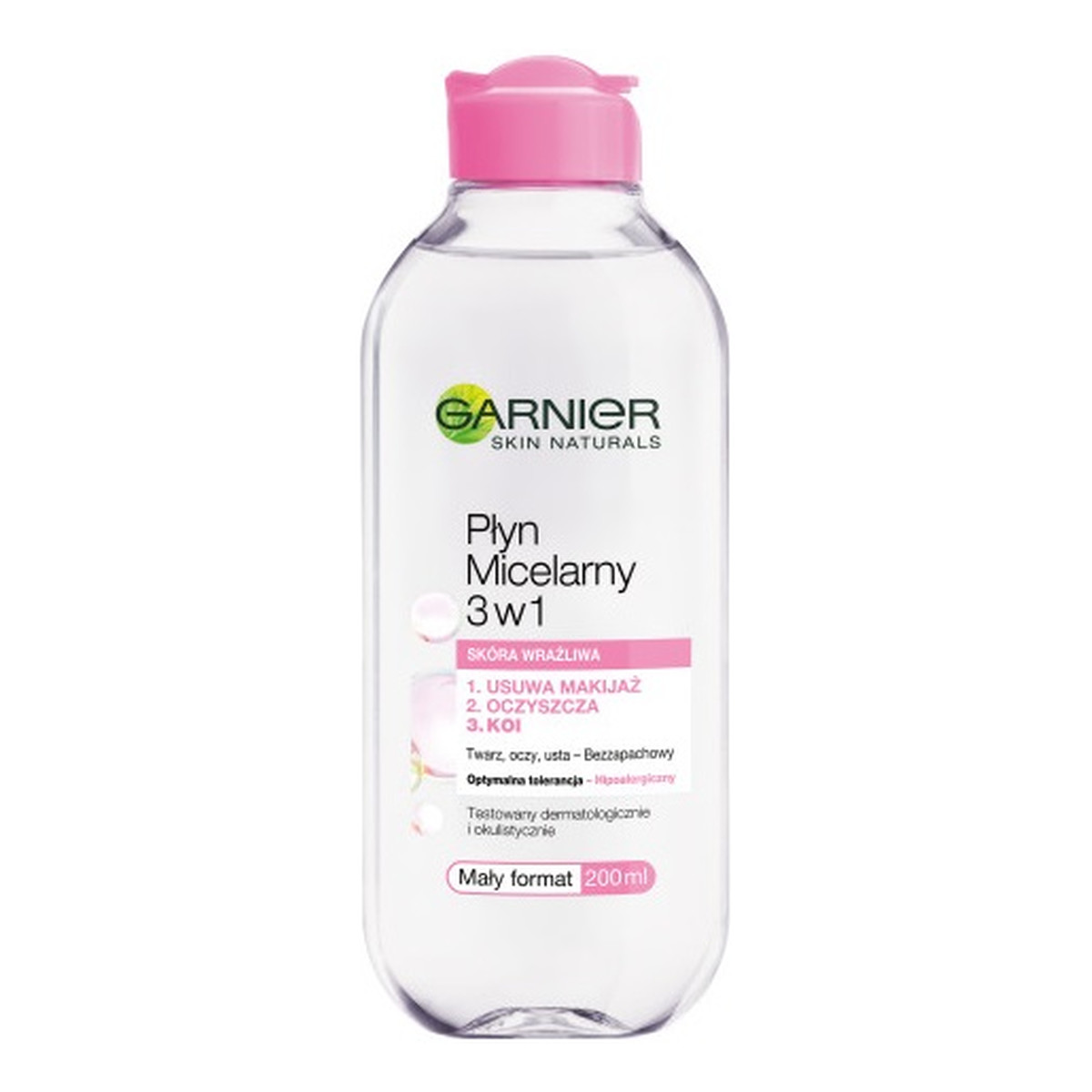 Garnier Skin Naturals Płyn micelarny 3w1 skóra wrażliwa 200ml
