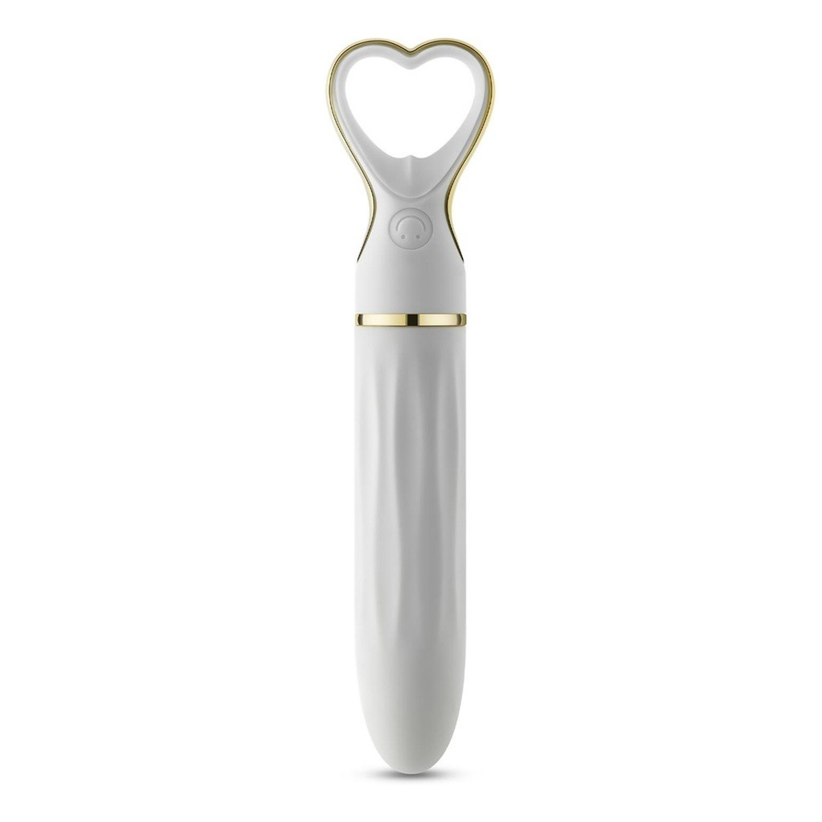 Blush Delice heartthrob silicone bullet vibrator wibrator z rączką w kształcie serca whithe bouquet