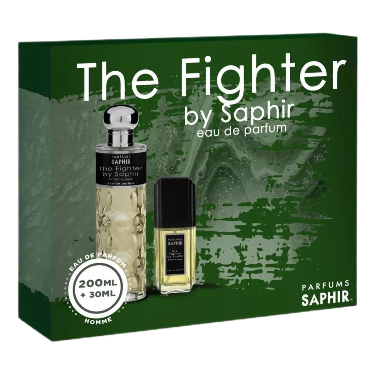 Saphir The Fighter Pour Homme Zestaw woda perfumowana spray 200ml + woda perfumowana spray 30ml