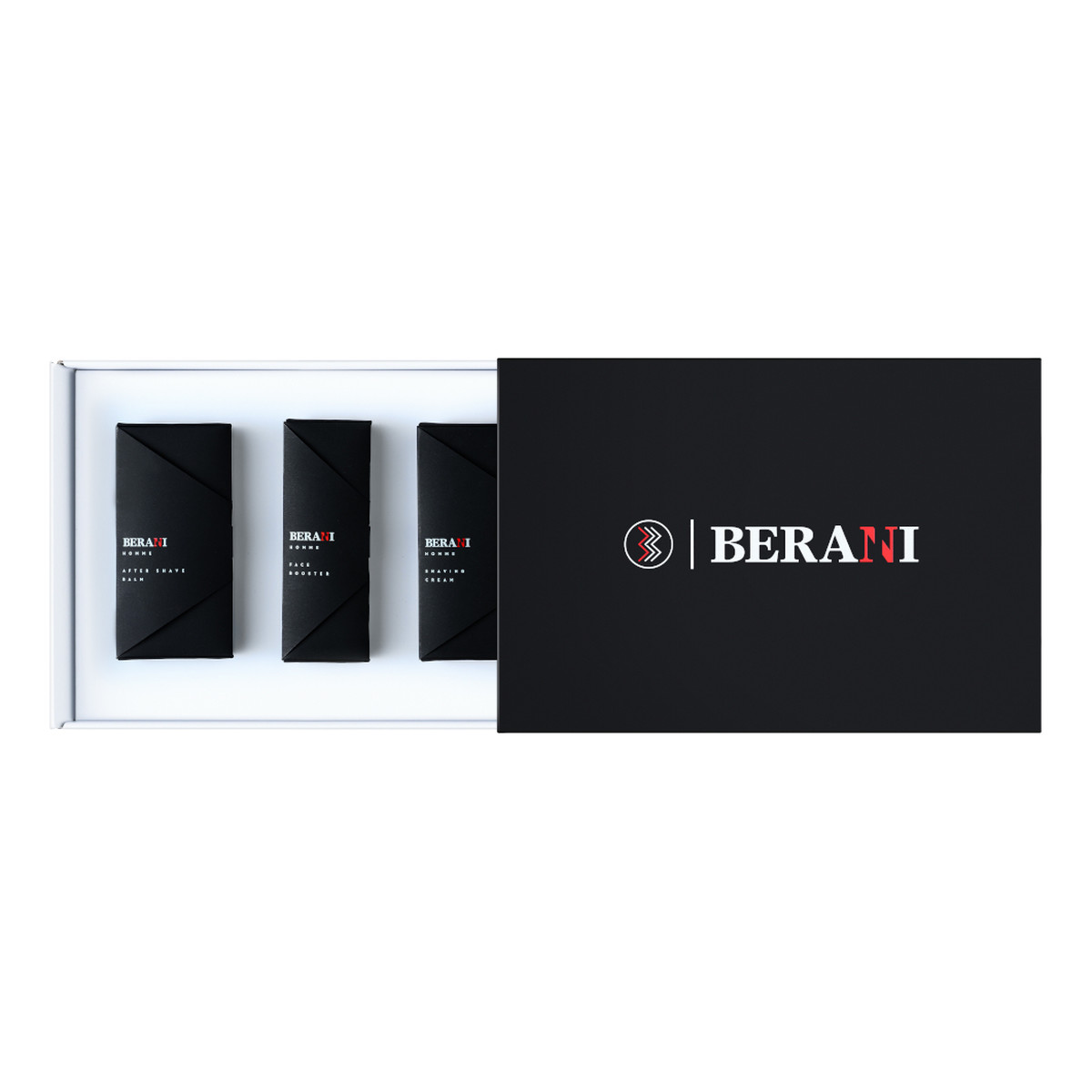 Berani Zestaw homme face care set krem do golenia 120ml + balsam po goleniu 120ml + krem do twarzy 30ml