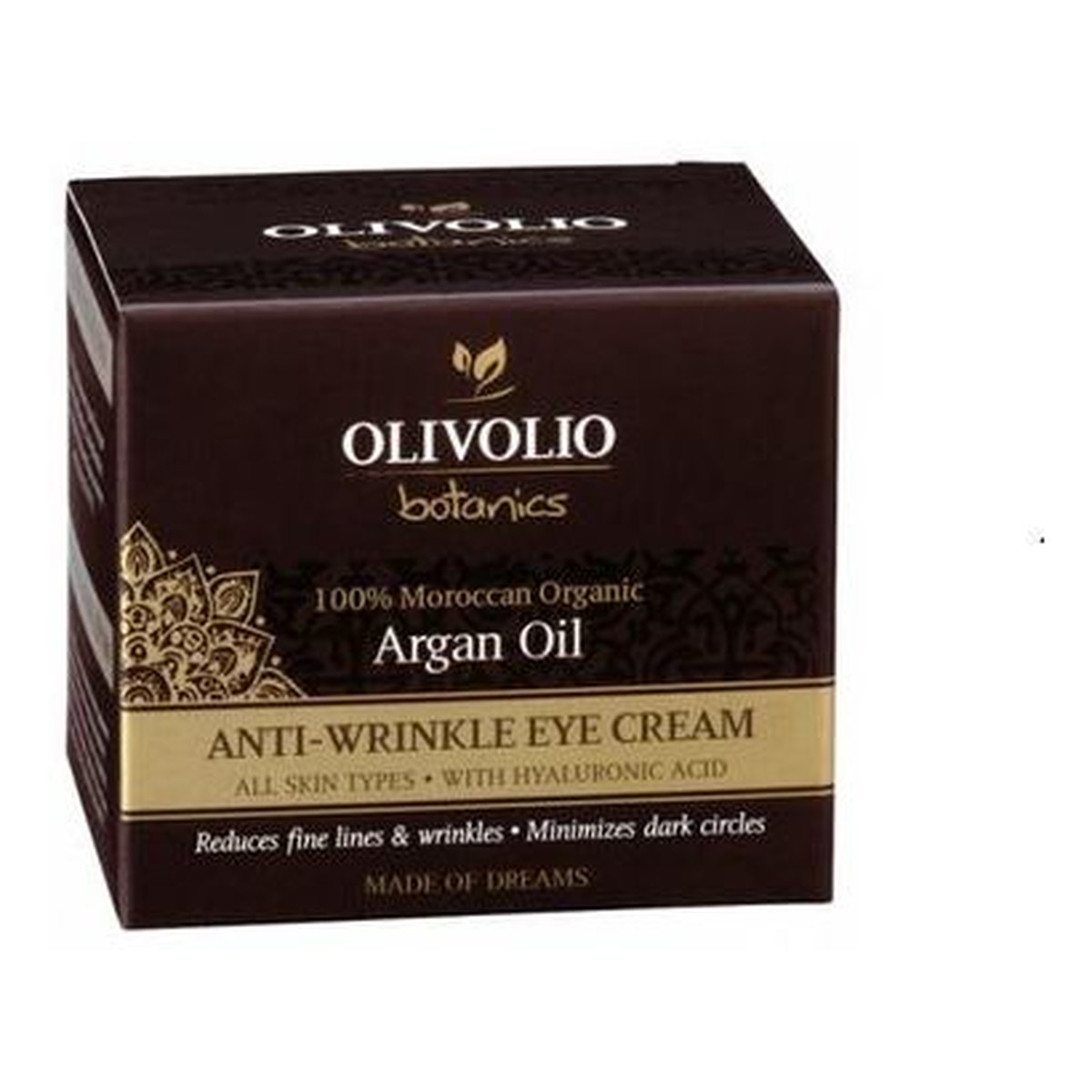 Olivolio Argan Oil Anti-Wrinkle Eye Cream Przeciwzmarszczkowy krem pod oczy z organicznym olejem arganowym 30ml