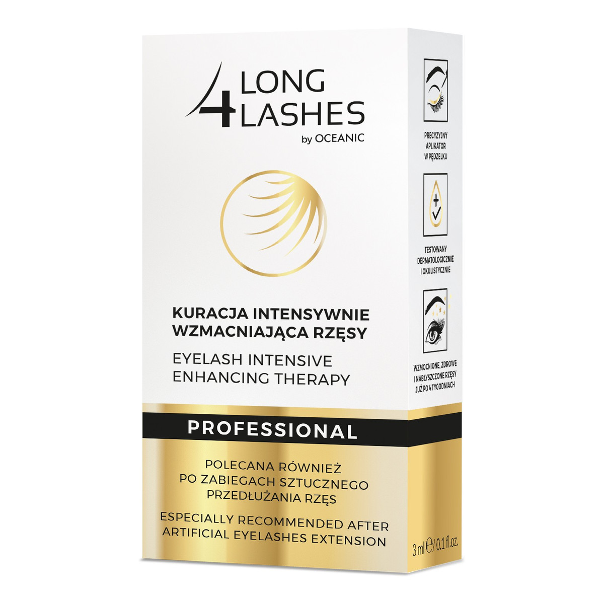 AA Long 4 Lashes Kuracja wzmacniająca rzęsy 3ml