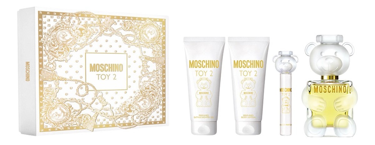 Zestaw woda perfumowana spray 100ml + woda perfumowana spray 10ml + żel pod prysznic 100ml + balsam do ciała 100ml