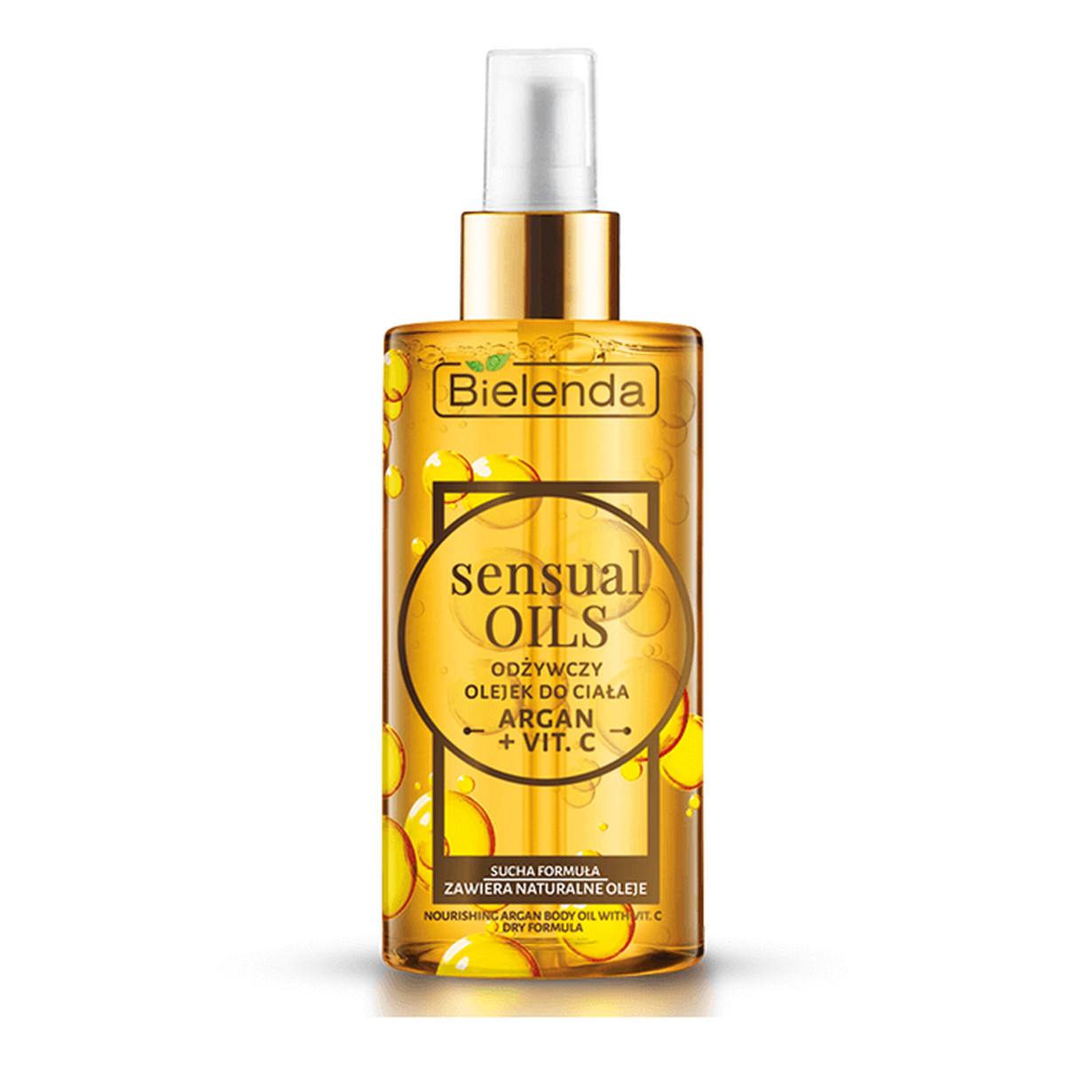 Bielenda Sensual Oils odżywczy olejek do ciała Argan + Witamina C 150ml