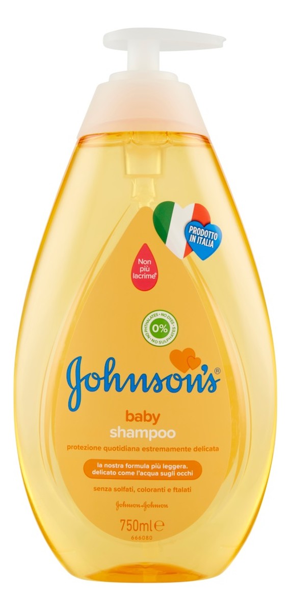 Johnson's baby shampoo szampon do włosów dla dzieci z pompką