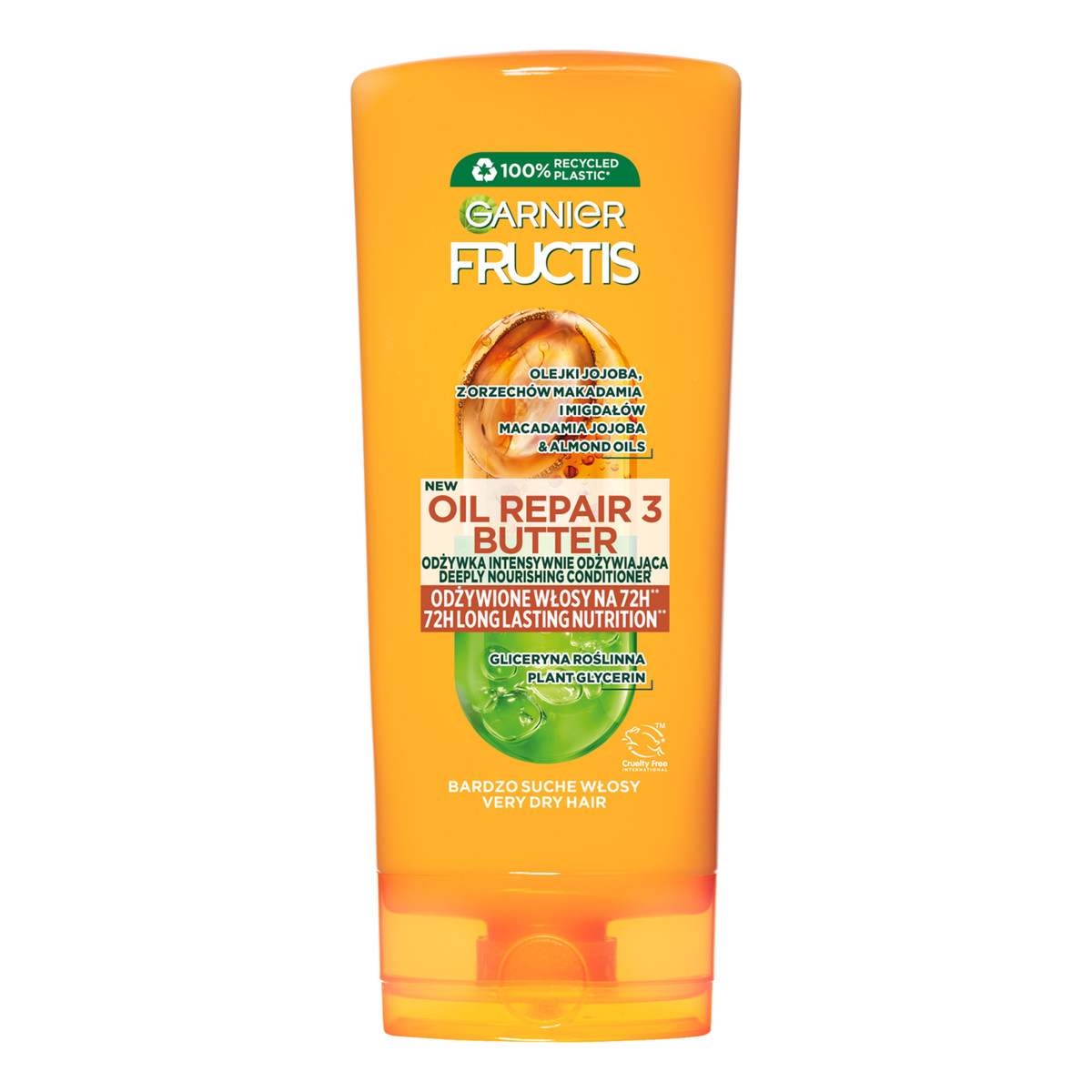 Garnier Fructis Oil Repair 3 Butter wzmacniająca Odżywka Do Włosów 200ml