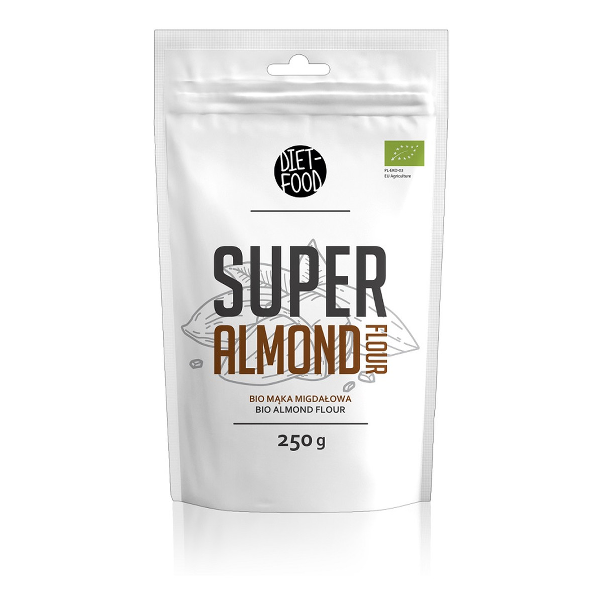 Diet-Food Super Almond Flour bio mąka migdałowa 250g