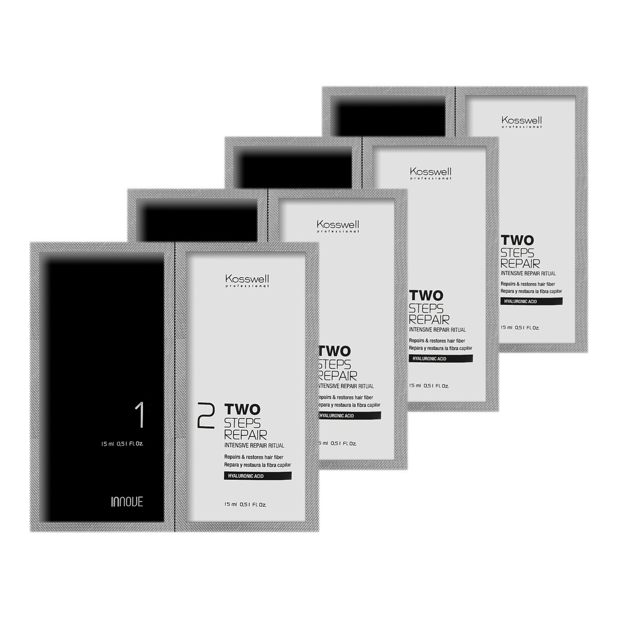 Kosswell Two Steps Repair Zabieg na włosy x4 zabiegi