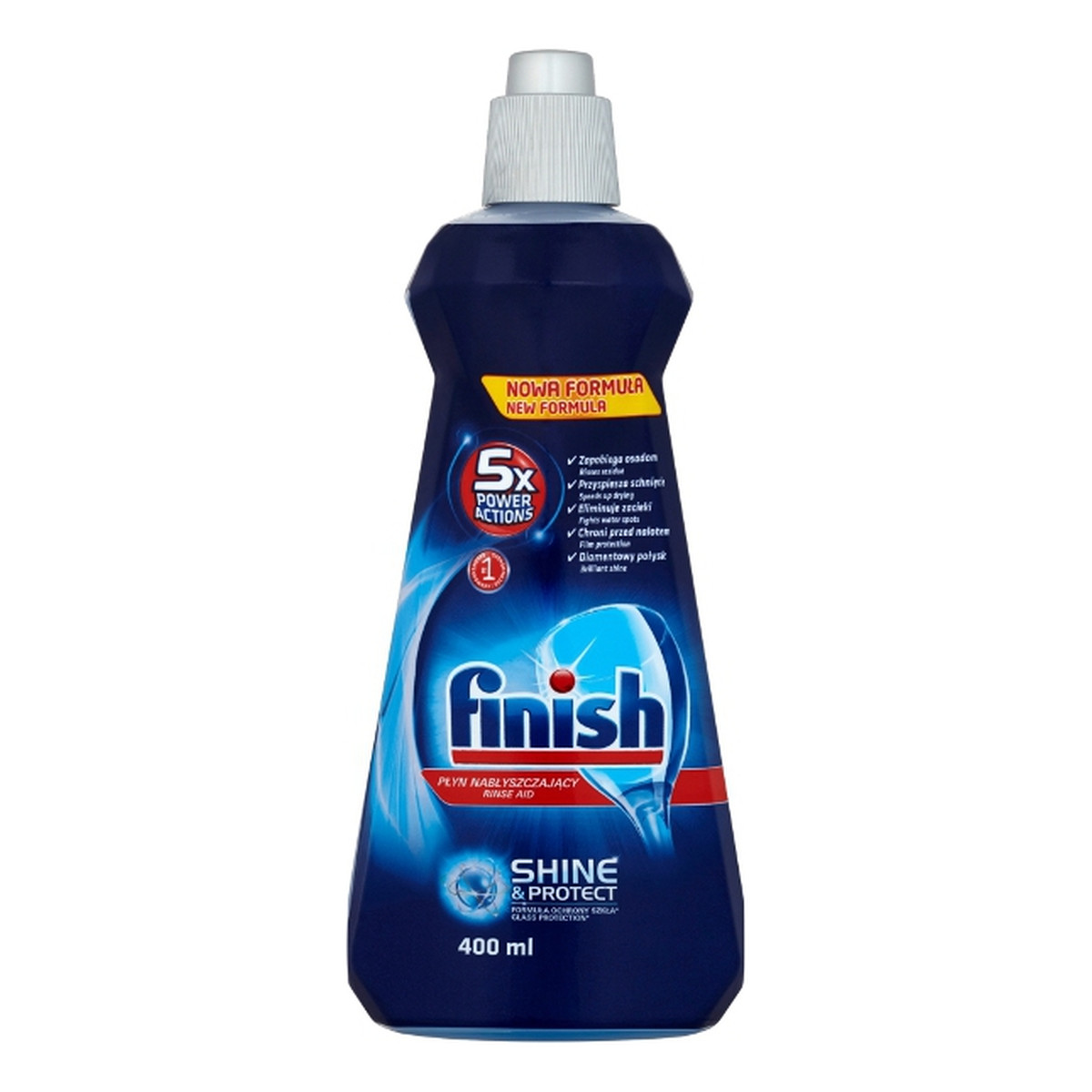 Finish 5x Power Actions płyn nabłyszczający do zmywarek 400ml