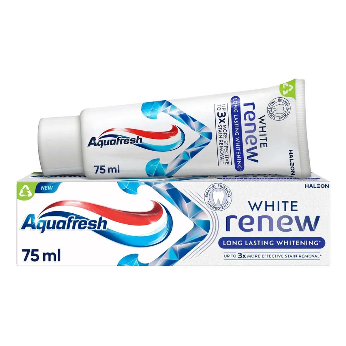 Aquafresh White renew long lasting whitening pasta do zębów z fluorkiem 75ml