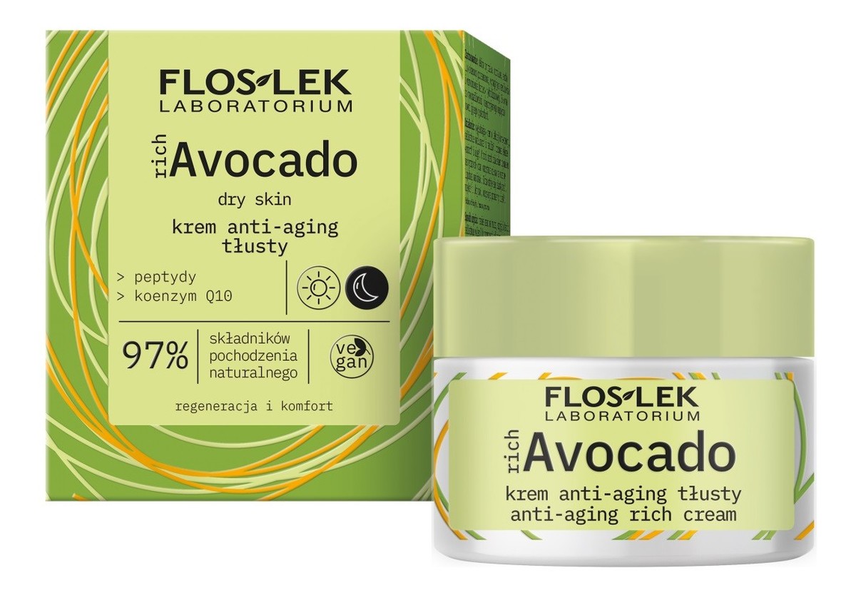 Krem anti-aging tłusty na dzień i noc-skóra sucha