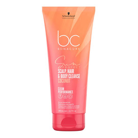 Bc bonacure sun protect 3in1 szampon do włosów skóry głowy i ciała