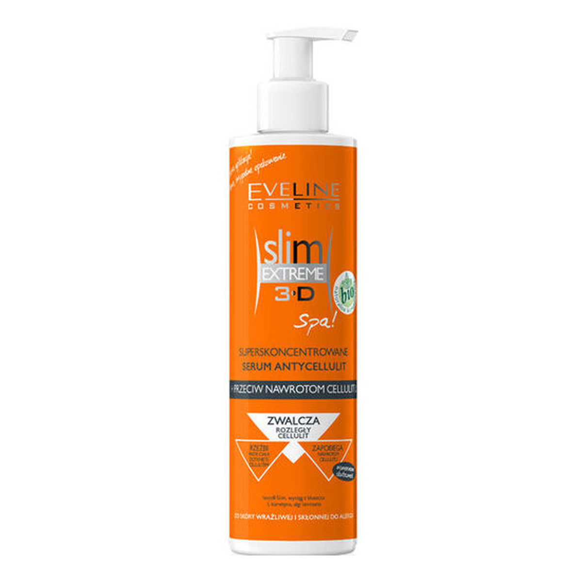 Eveline 3D Slim Extreme Superskoncentrowane Serum Antycellulit Przeciw Nawrotom Cellulitu 245ml