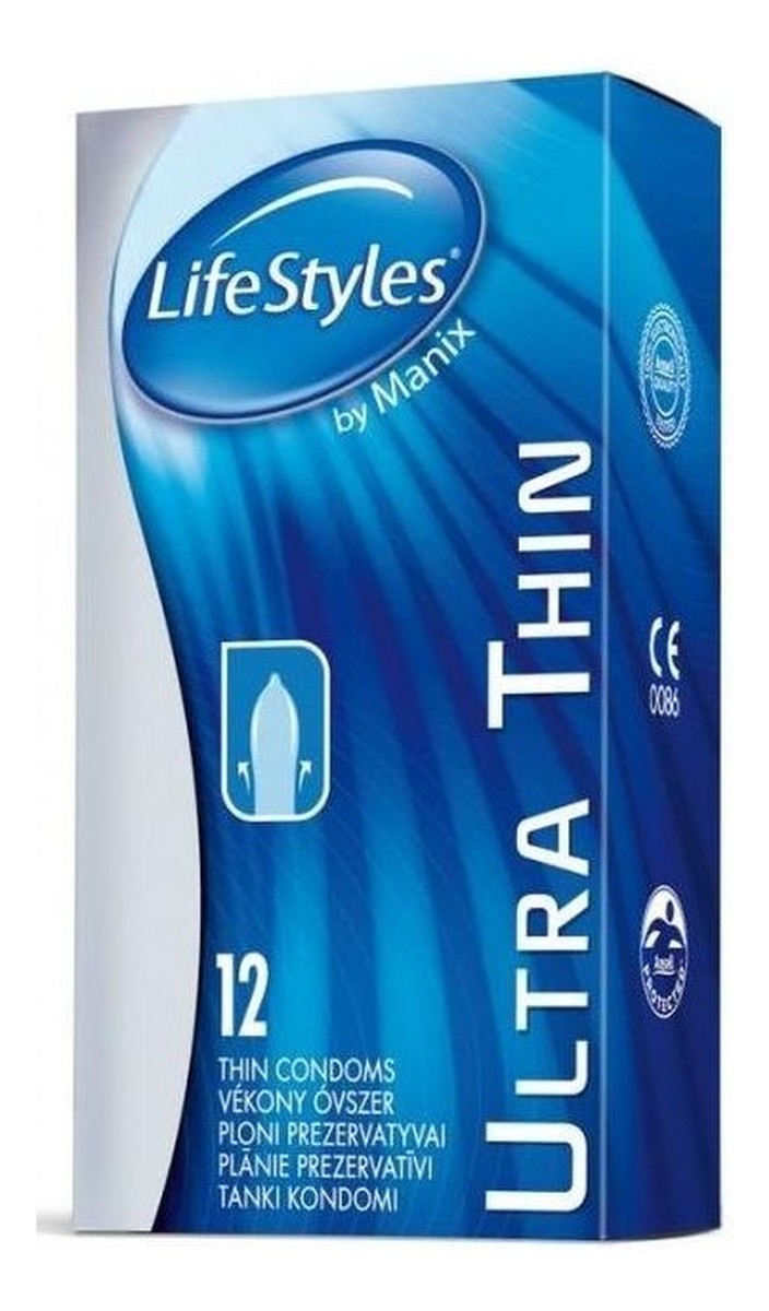 Ultra Thin prezerwatywy lateksowe 12szt