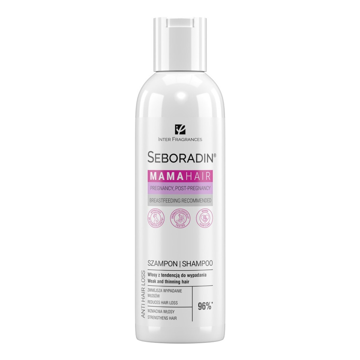 Seboradin Mama Hair szampon do włosów dla kobiet w ciąży i w okresie okołoporodowym 200ml