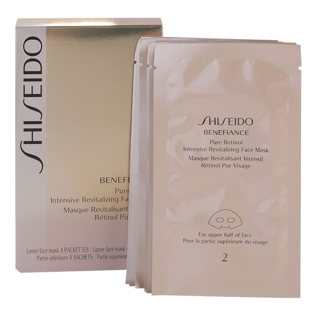 Shiseido Benefiance maseczka intensywnie rewitalizująca nadaje młody wygląd 4 szt.