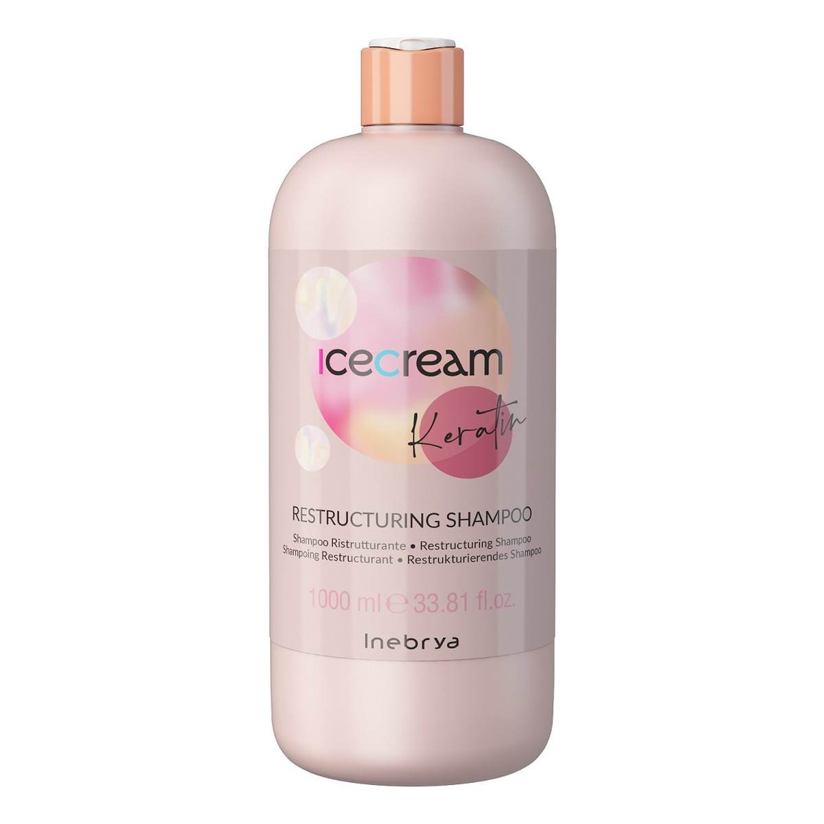 Inebrya Keratin restructuring shampoo restrukturyzujący szampon do włosów 1000ml