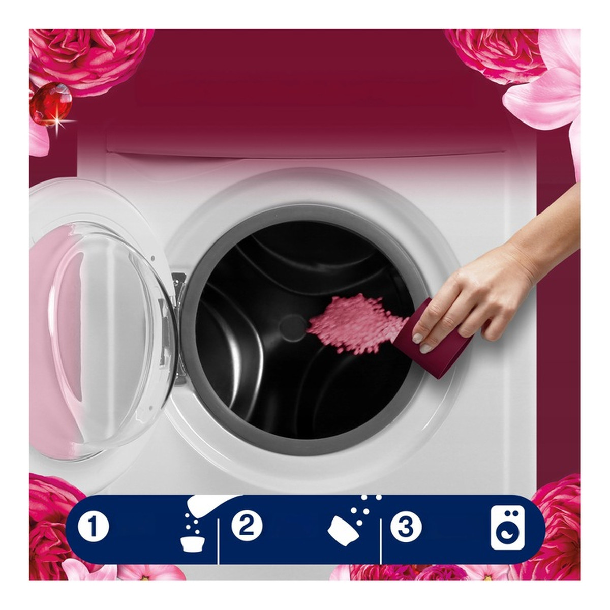 Lenor Perełki Zapachowe Do Prania Rubinowy Jaśmin/Ruby Jasmine 195g