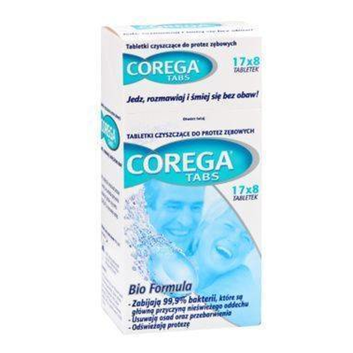 Corega TABS Tabletki rozpuszczalne do czyszczenia protez 136 tabletek
