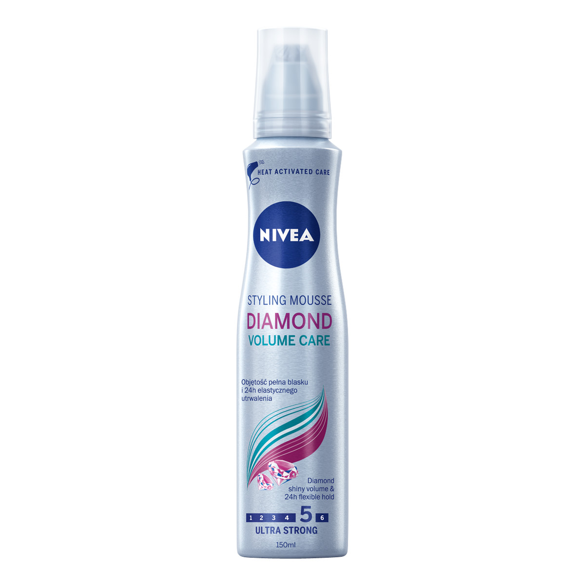 Nivea Diamond Volume Care Pianka Do Włosów 150ml