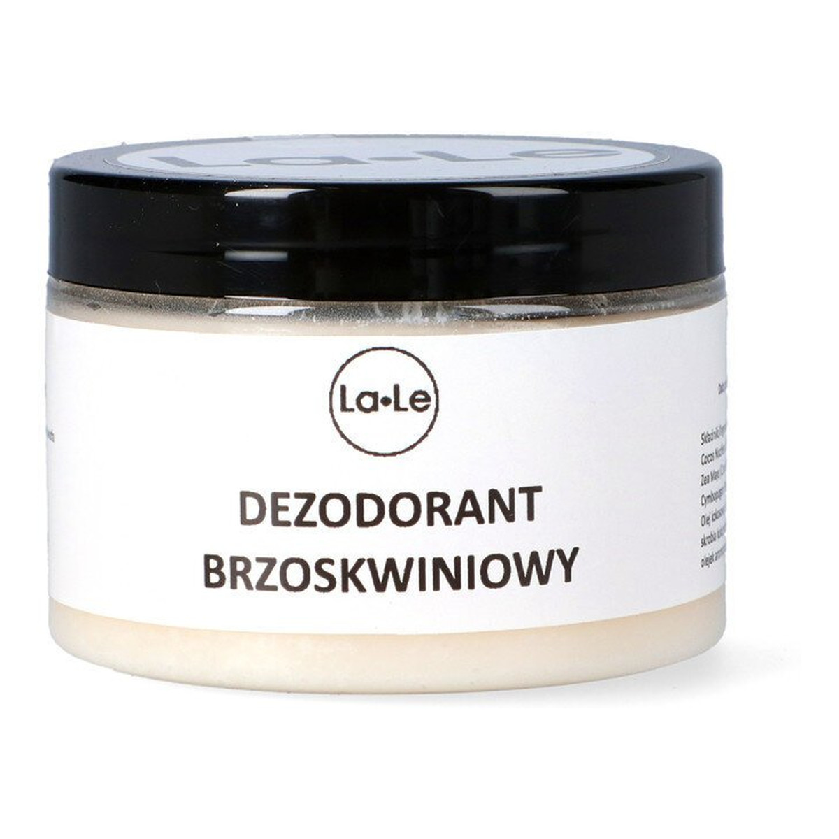 La-Le Dezodorant ekologiczny w kremie z olejkiem brzoskwiniowym 120ml