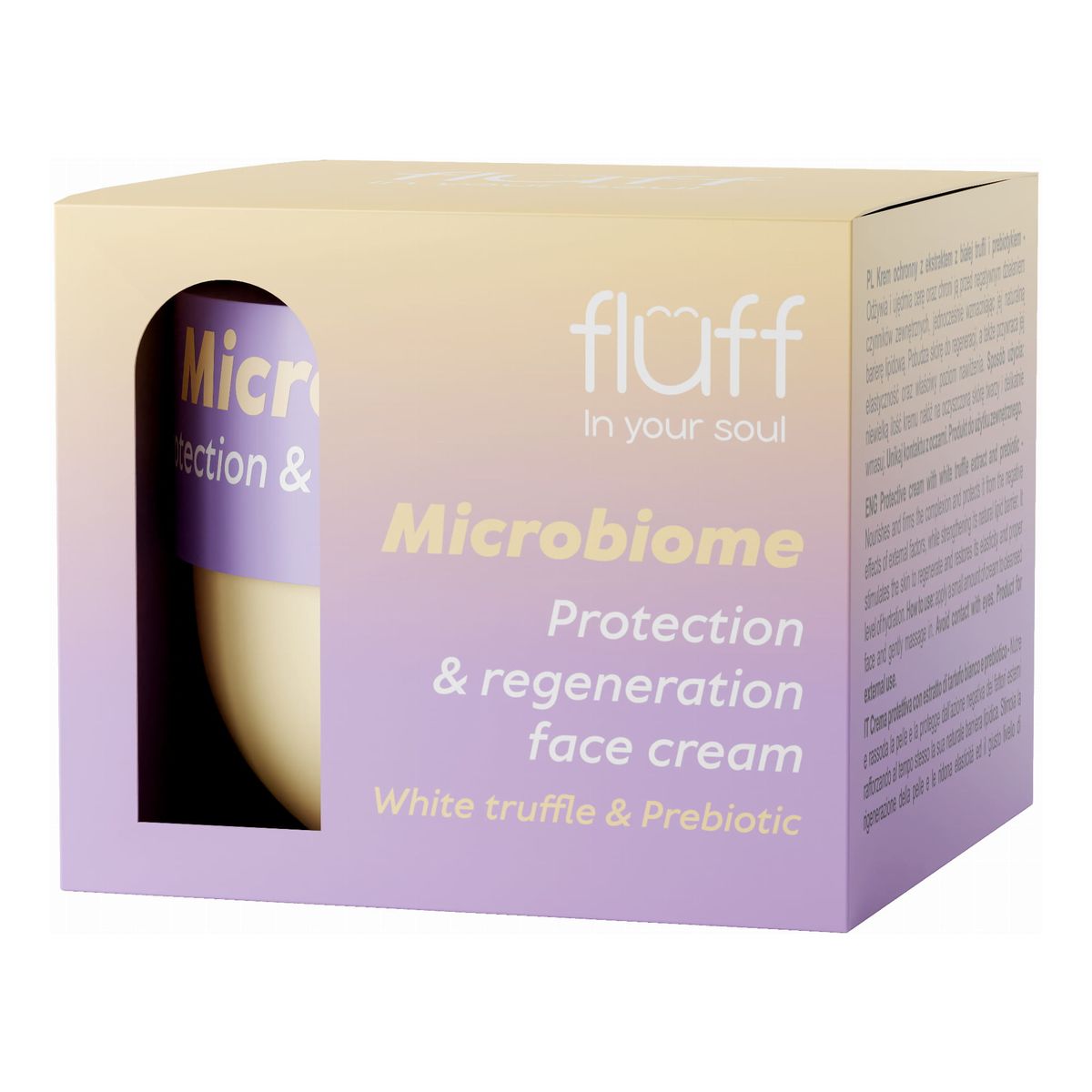Fluff Krem ochronny z białą truflą i prebiotykami 50ml