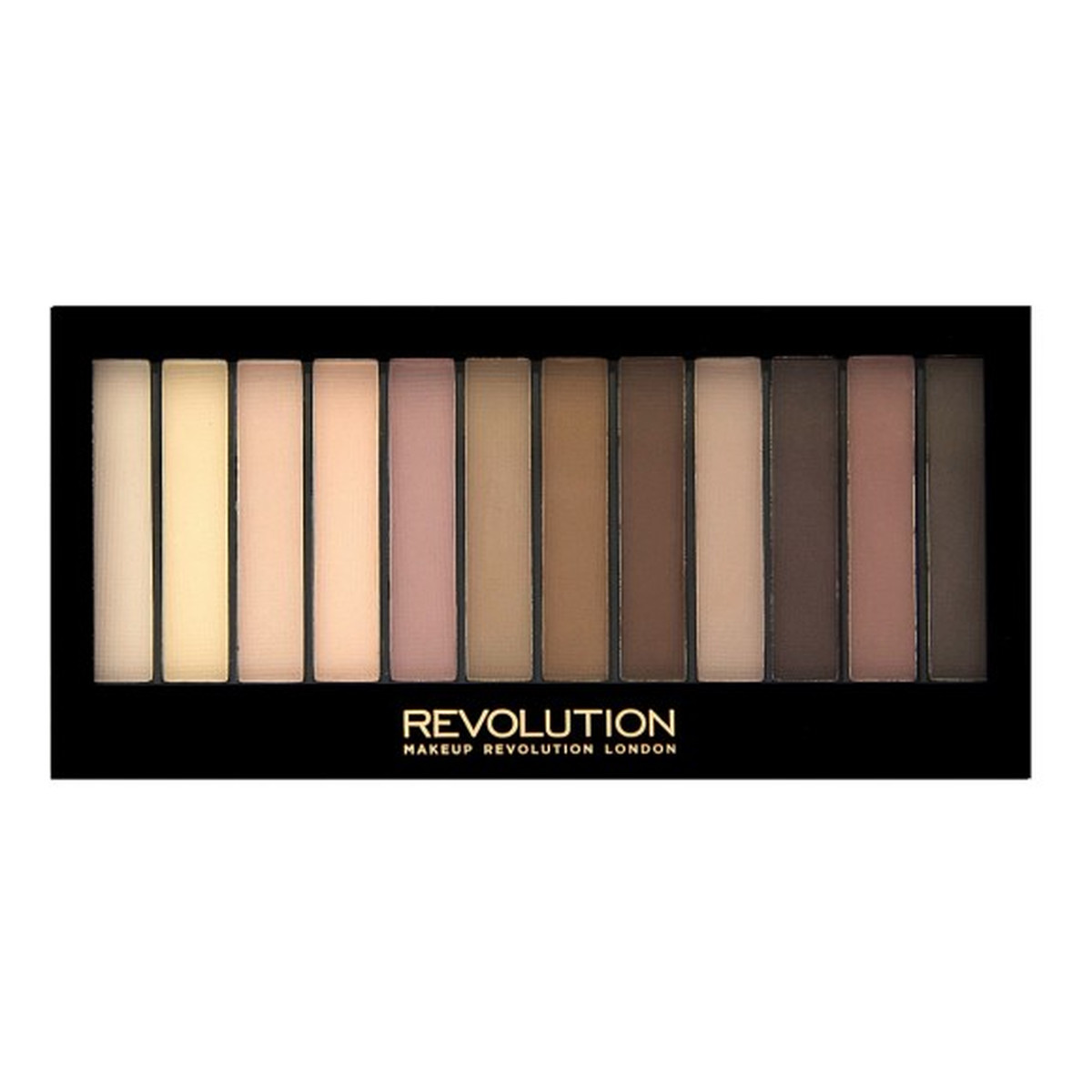 Makeup Revolution 12 Shade Palette Essential Mattes 2 Paleta 12 Cieni Do Powiek 14g