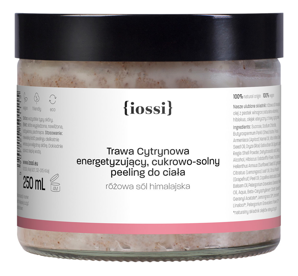 Trawa cytrynowa energetyzujący peeling cukrowy do ciała