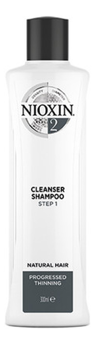 System 2 cleanser shampoo oczyszczający szampon do włosów normalnych znacznie przerzedzonych