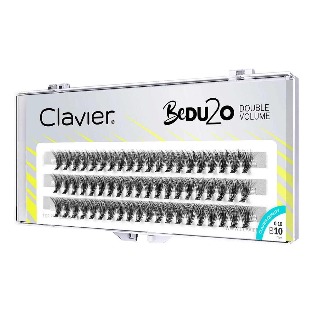 Clavier Bedu2o double volume kępki rzęs 10mm