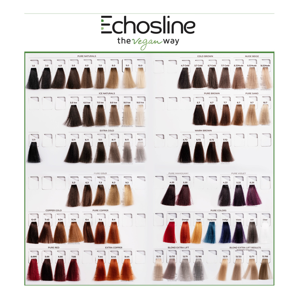 Echosline Echos Color Wegańska farba do włosów 100ml