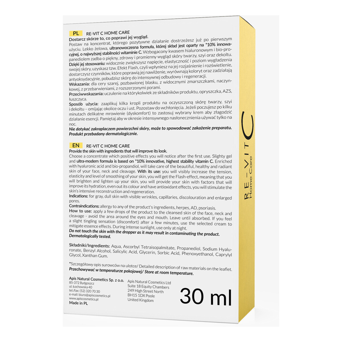 Apis Revit C Esencja z witaminą C 10% 30ml