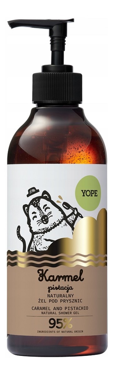 żel pod prysznic Karmel & Pistacja
