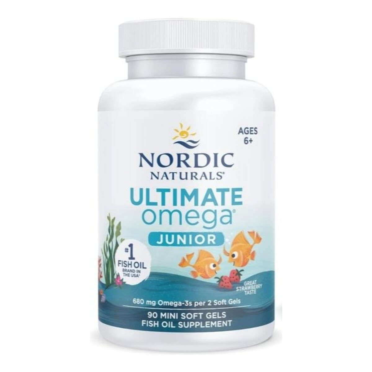 Nordic Naturals Ultimate omega junior suplement diety dla dzieci 90 mini kapsułek