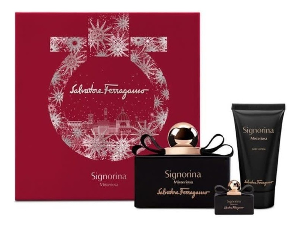 Zestaw woda perfumowana spray 100ml + woda perfumowana 5ml + balsam do ciała 50ml
