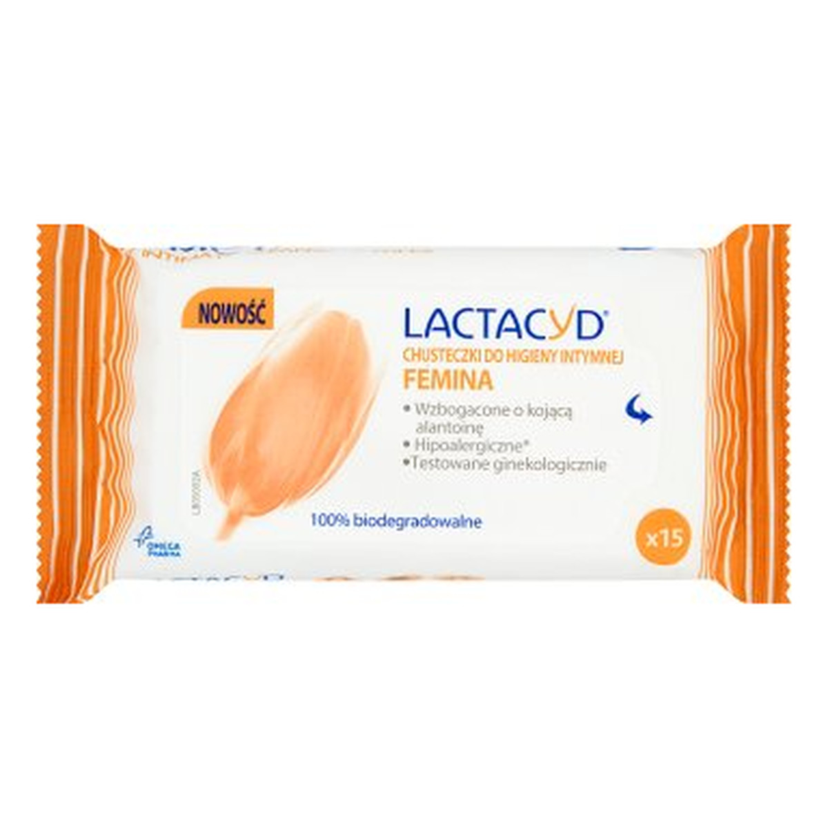 Lactacyd Femina Chusteczki Do Higieny Intymnej 15szt.