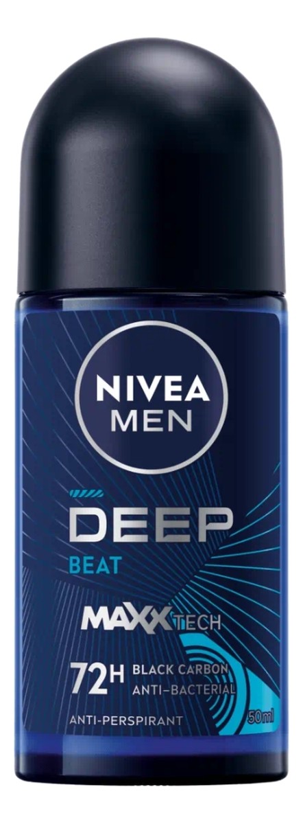 Men deep black carbon beat antyperspirant w kulce z aktywnym węglem