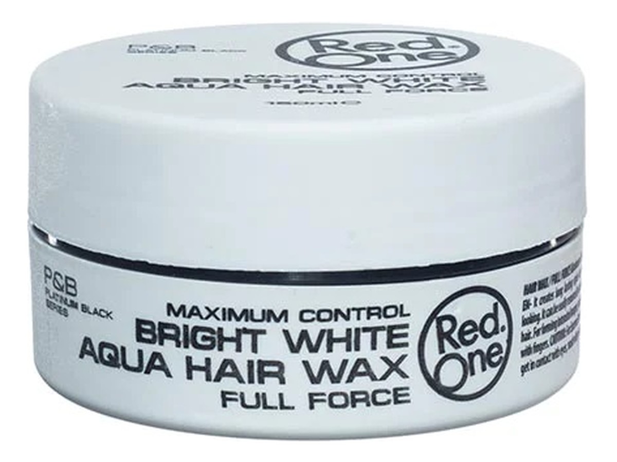 Aqua hair gel wax full force wosk do włosów bright white