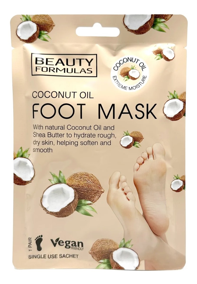 Foot mask zmiękczająca maska do stóp coconut oil 1 para