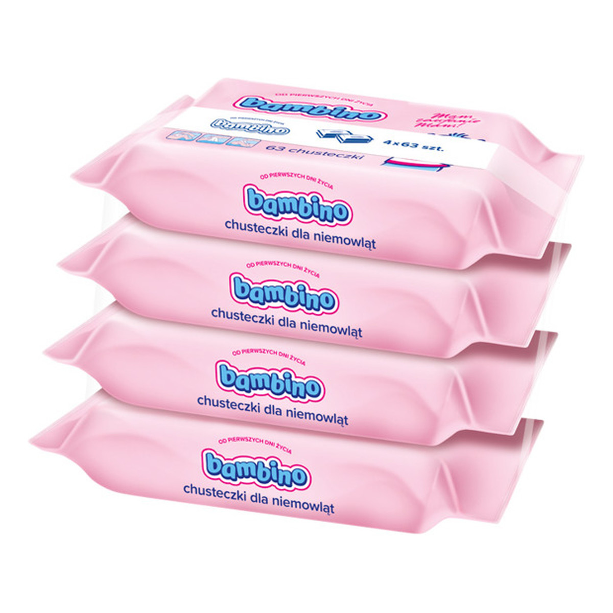 Bambino Chusteczki dla niemowląt 4x63 szt.